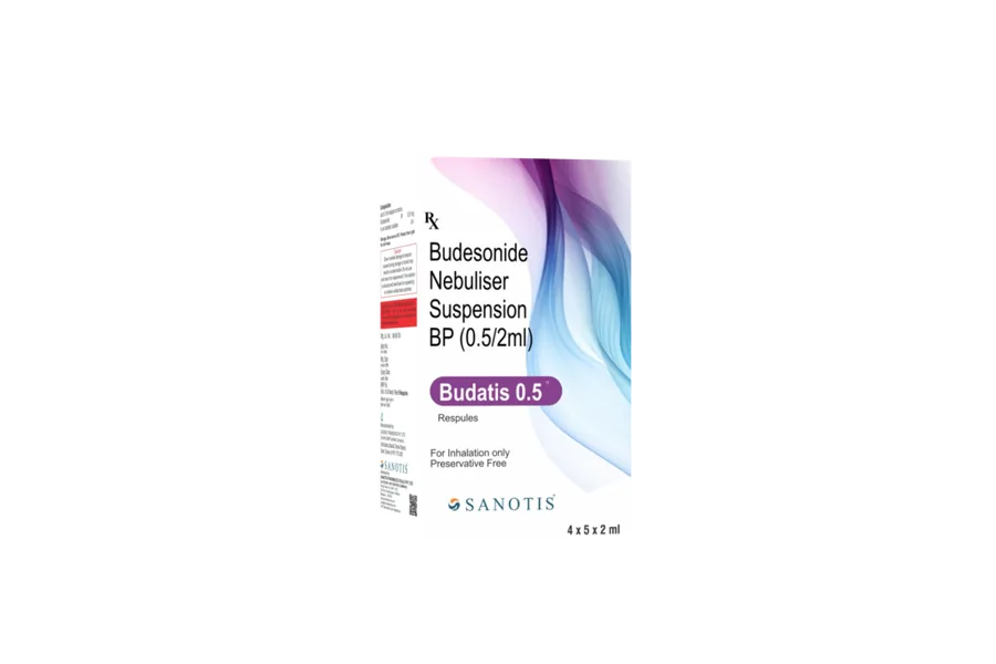 Budatis 0.5 – Budesonide Nebuliser Suspension BP (0.5 mg/2 ml) by Sanotis Pharma